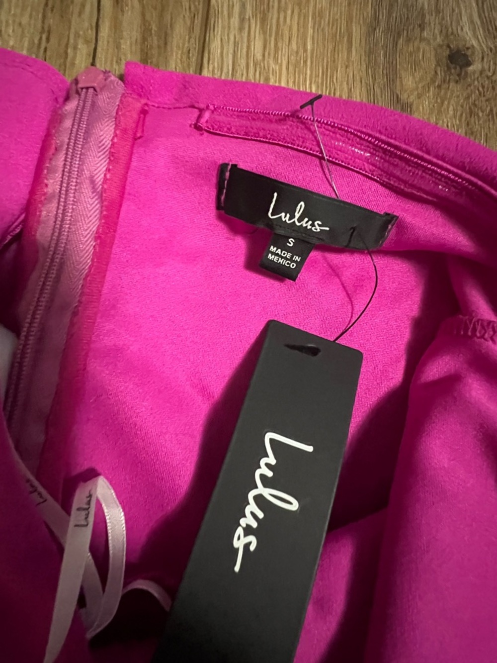 Lulus Strapless Wide-Leg Jumpsuit - Hot Pink - Picture 2 of 2